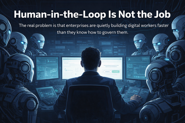 Human-in-the-Loop Is Not the Problem