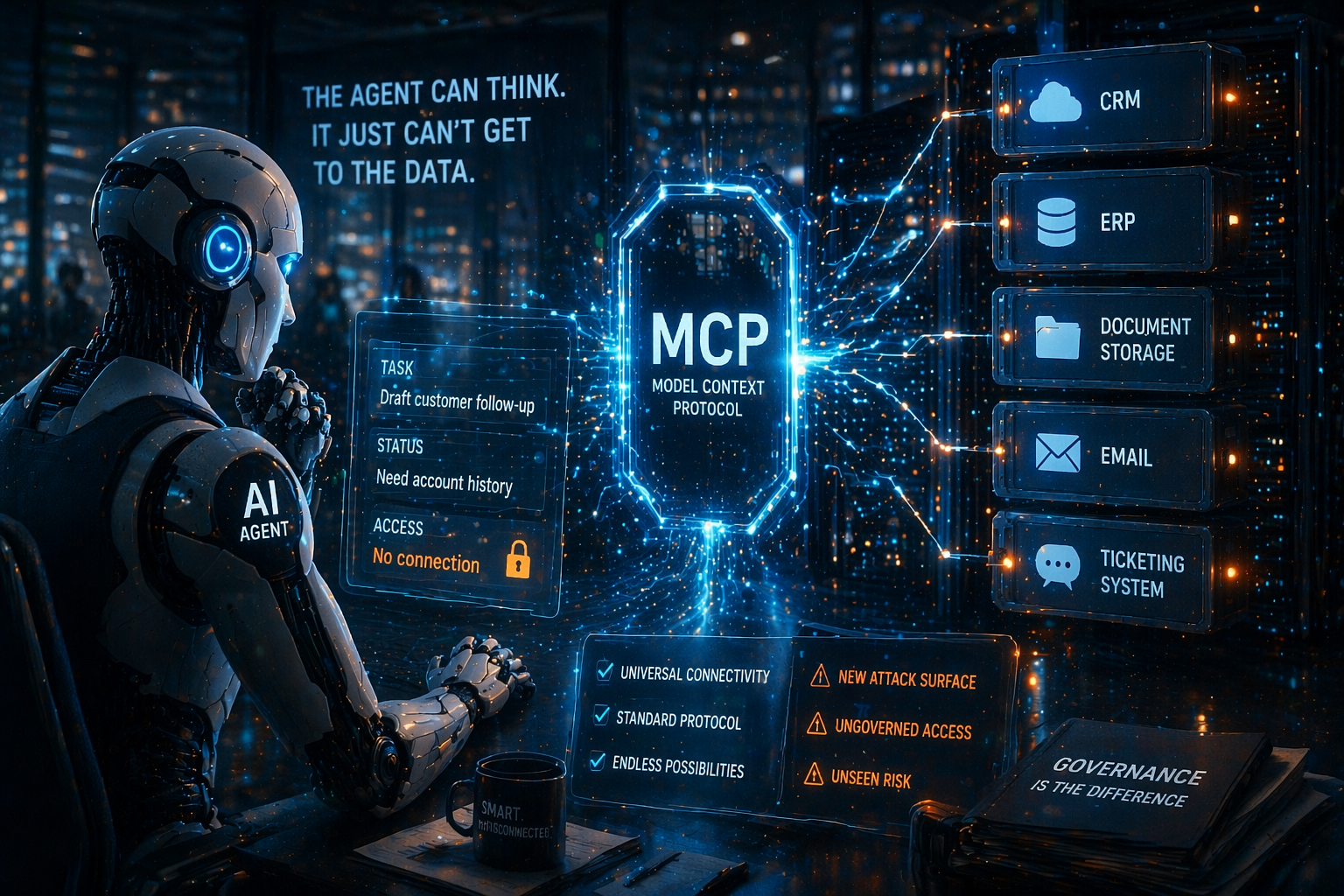 The Agent Can Think. It Just Can't Get to the Data.