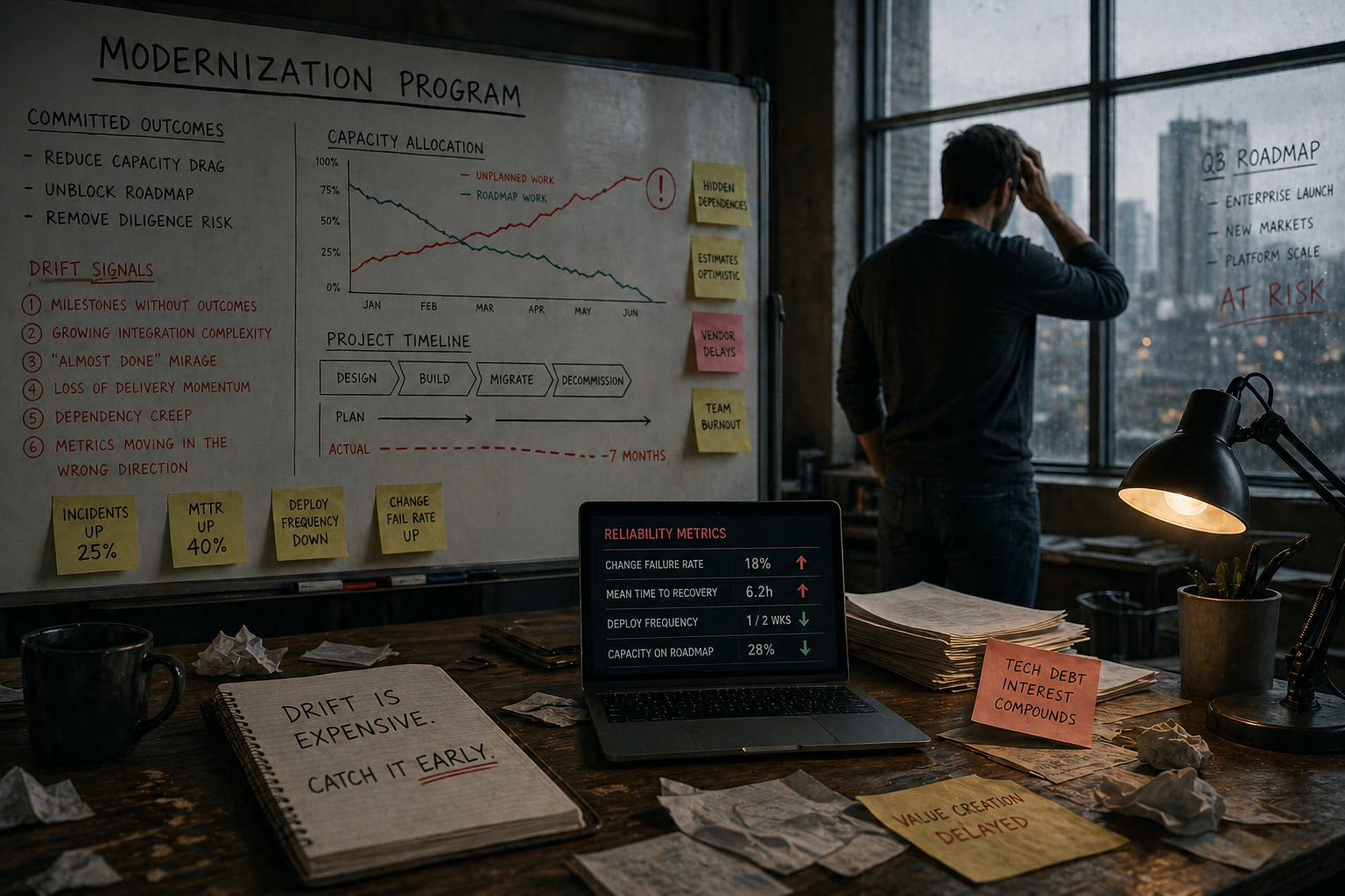 How Modernization Fails: Detecting Drift Before It's Terminal